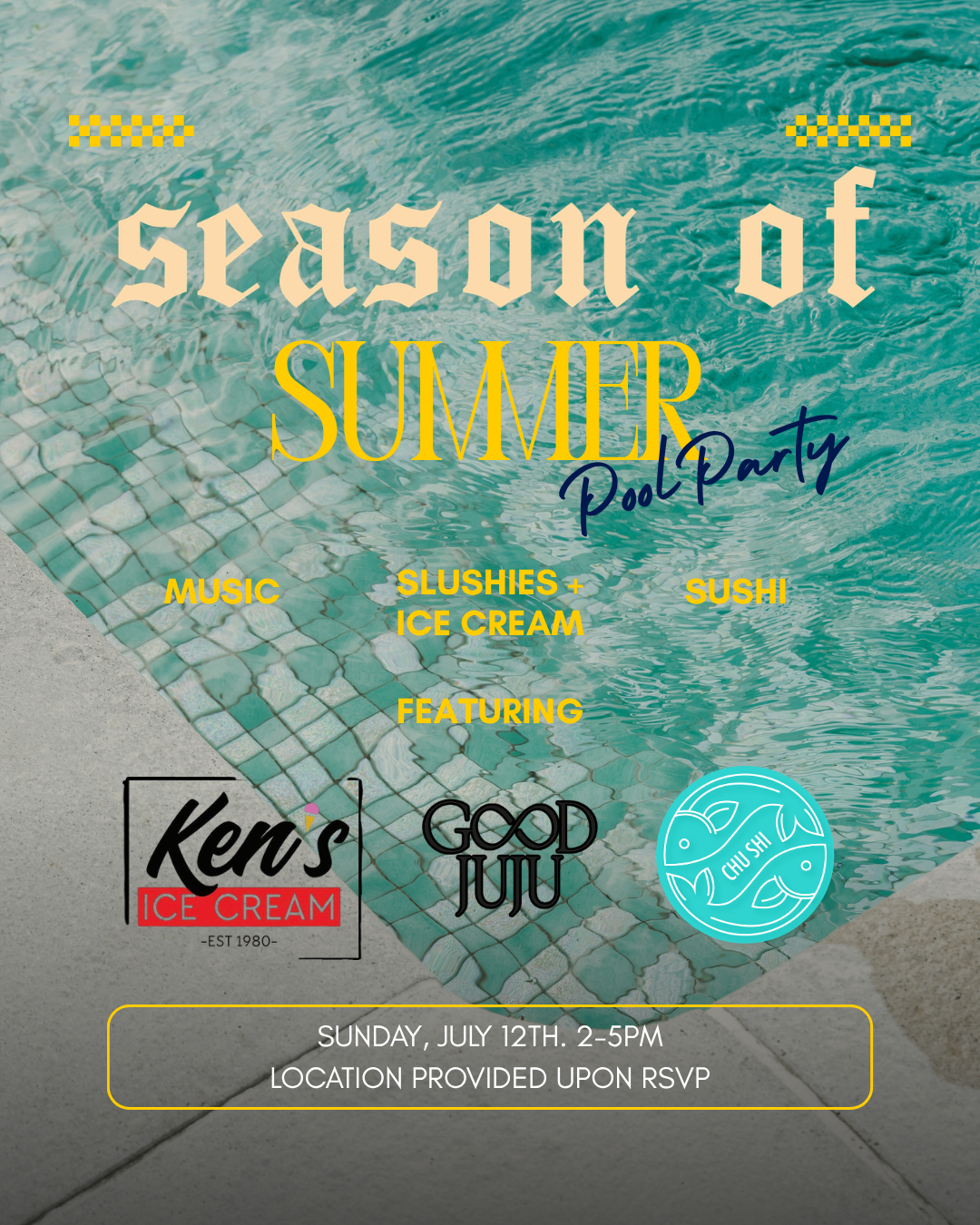 Season Of Summer Pool Party