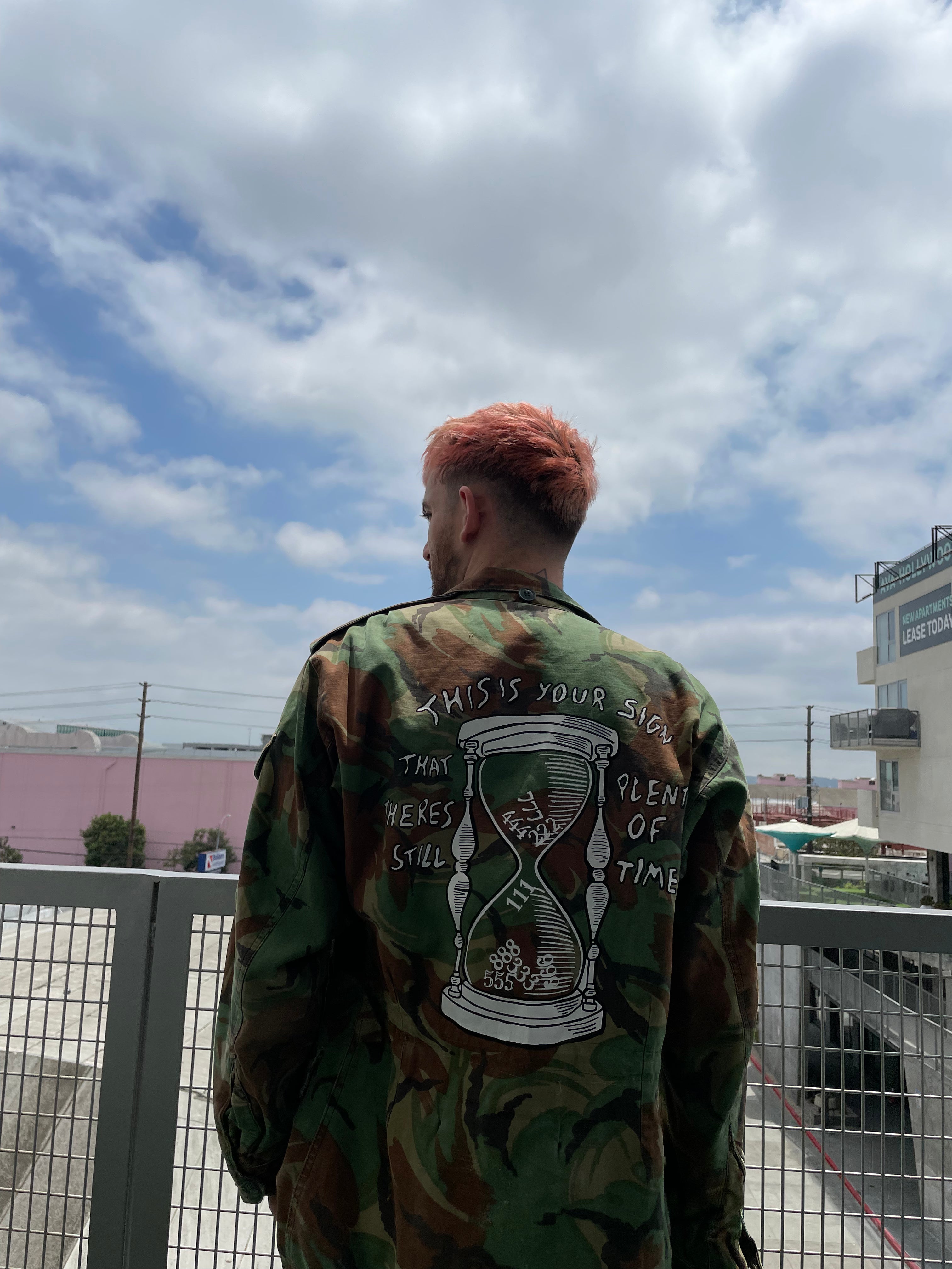 This is Your Sign Camo Cargo Coat