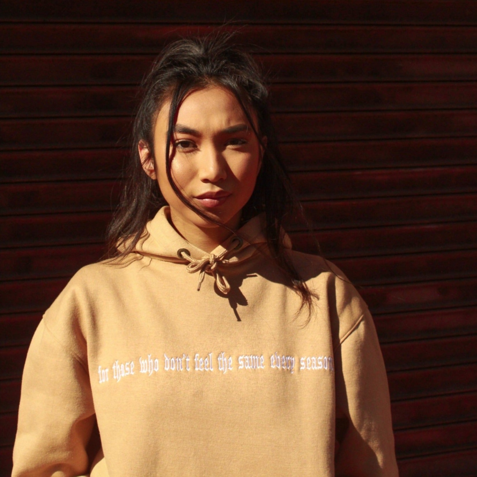 Self Love Camel Hoodie
